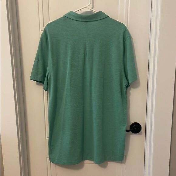 Lululemon Athletica Green Polo Shirt Classic Design - Picture 5 of 5
